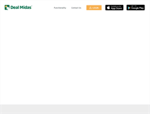 Tablet Screenshot of dealmidas.com